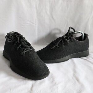 All Birds Merino‎ Wool Korea Classic Black Lace Up W7 Washable Runner Shoes